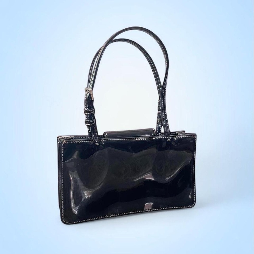 Liz Claiborne Patent Buckle Mini Bag